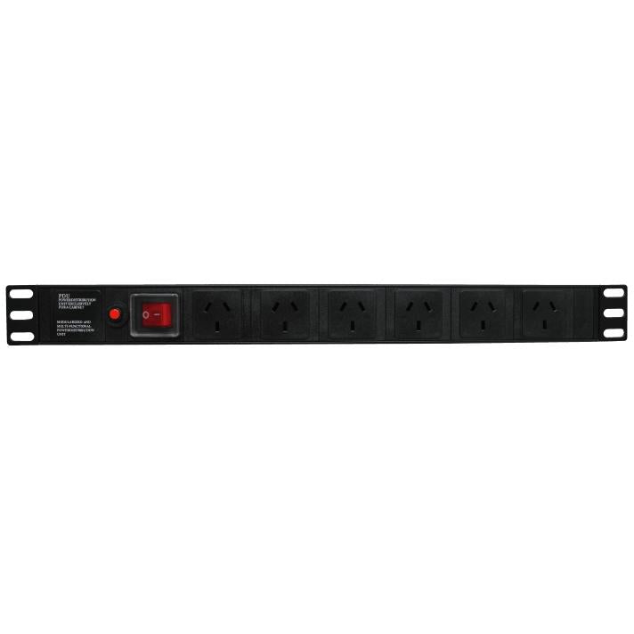 Australian Monitor INTPWB Rackmount 6x GPO Power Distribution Board-Cannon Sound And Light