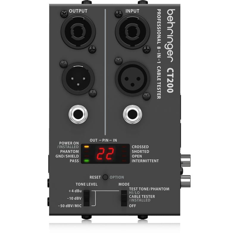 Behringer CT200 8-in-1 Cable Tester-Cannon Sound And Light