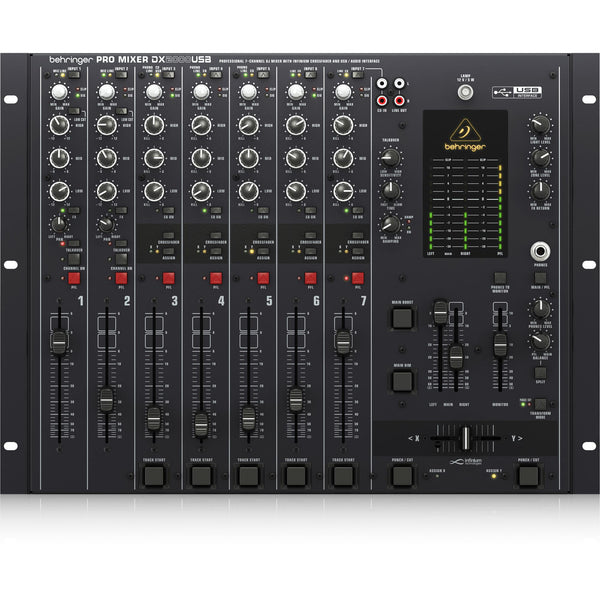 Behringer DX2000USB Professional 7-Channel DJ Mixer-Cannon Sound And Light