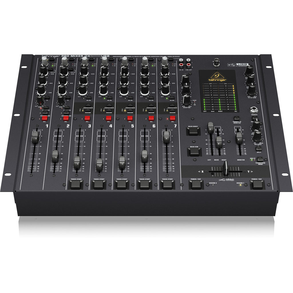 Behringer DX2000USB Professional 7-Channel DJ Mixer-Cannon Sound And Light