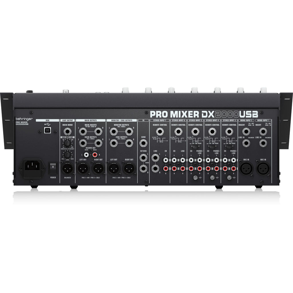 Behringer DX2000USB Professional 7-Channel DJ Mixer-Cannon Sound And Light