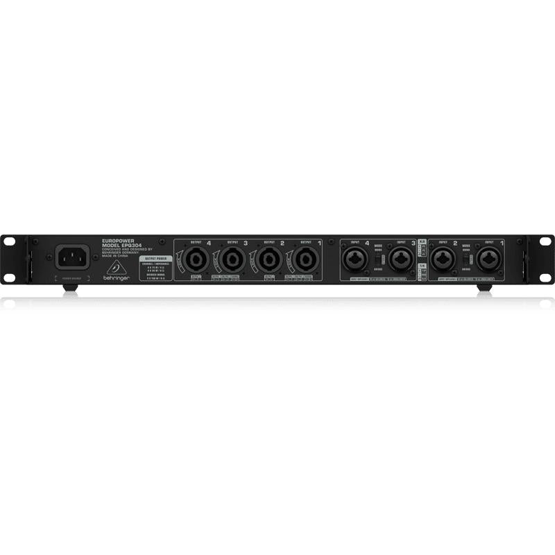 Behringer EPQ304 300-Watt Light Weight 4-Channel Power Amplifier with ATR-Cannon Sound And Light