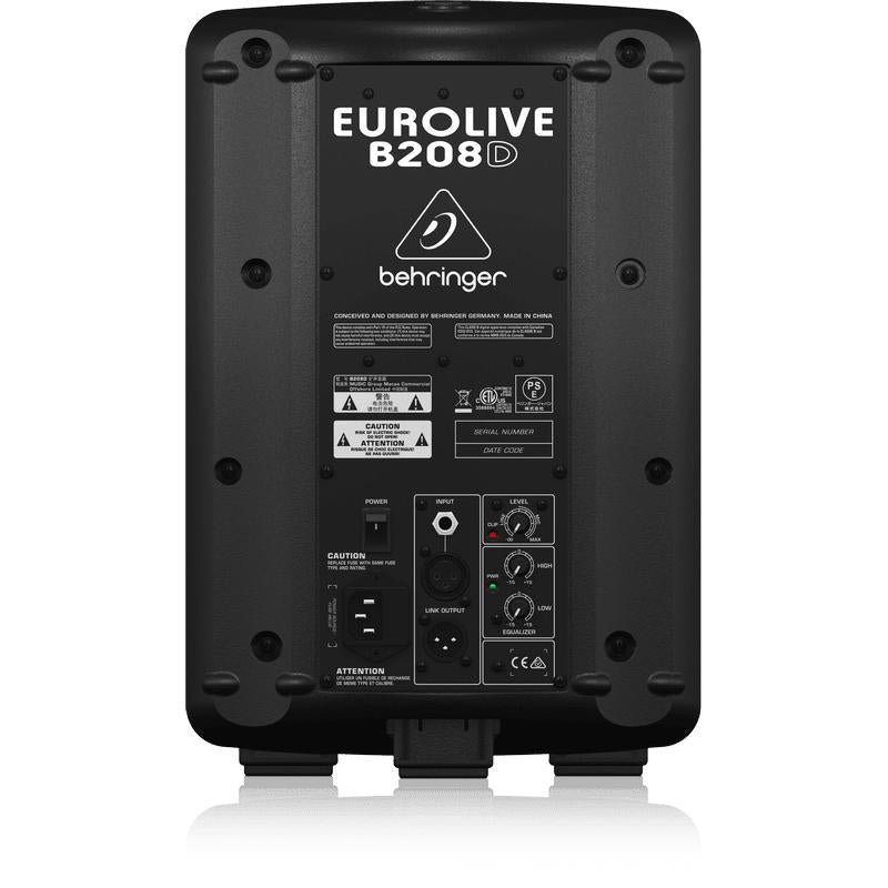 Behringer EUROLIVE B208D Active 200-Watt 8" 2-Way PA Speaker System-Cannon Sound And Light