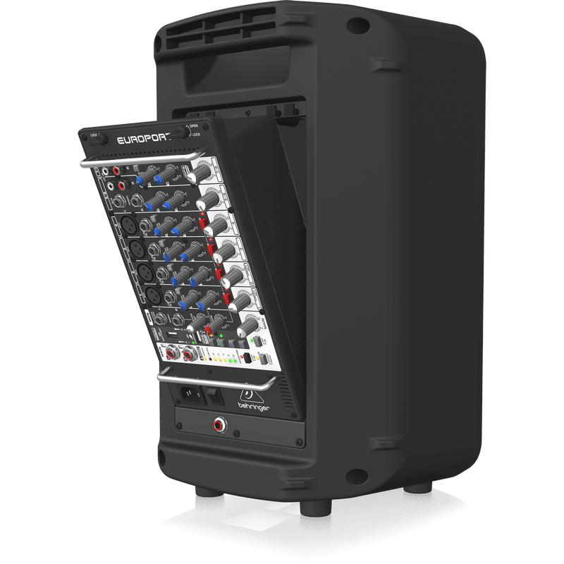 Behringer EUROPORT EPS500MP3 Ultra-Compact 500-W 8-Channel Portable PA System w/MP3 & Reverb-Cannon Sound And Light