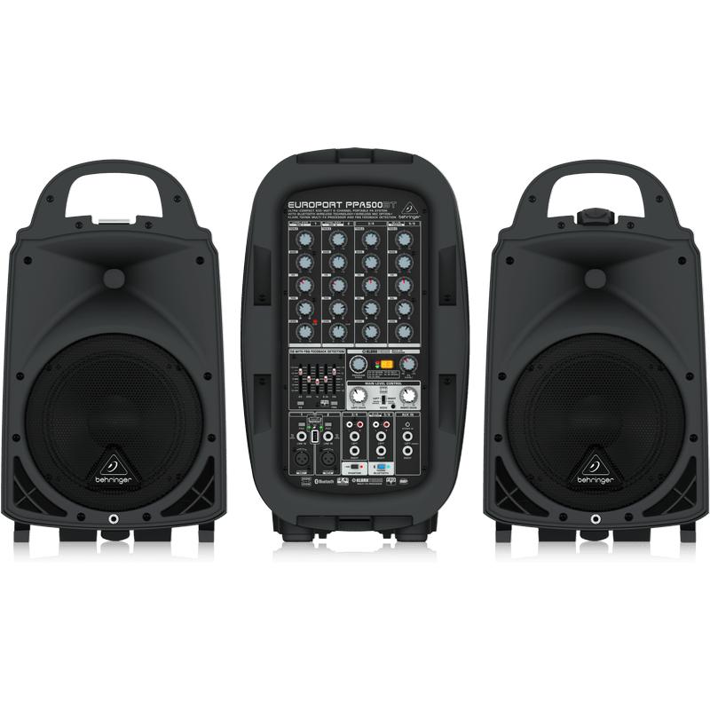 Behringer EUROPORT PPA500BT 500W 6-Channel Compact PA System-Cannon Sound And Light