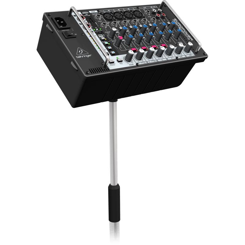 Behringer EUROPOWER PMP500MP3 Ultra-Compact 500-Watt 8-Channel Powered Mixer-Cannon Sound And Light