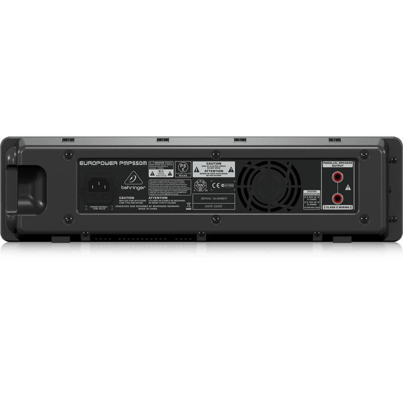 Behringer EUROPOWER PMP550M 500W 5-Channel Powered Mixer w/ KLARK TEKNIK Multi-FX Processor-Cannon Sound And Light