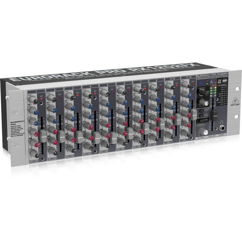 Behringer Eurorack Pro RX1202FX Premium 12-Input Mic/Line Rack Mixer-Cannon Sound And Light