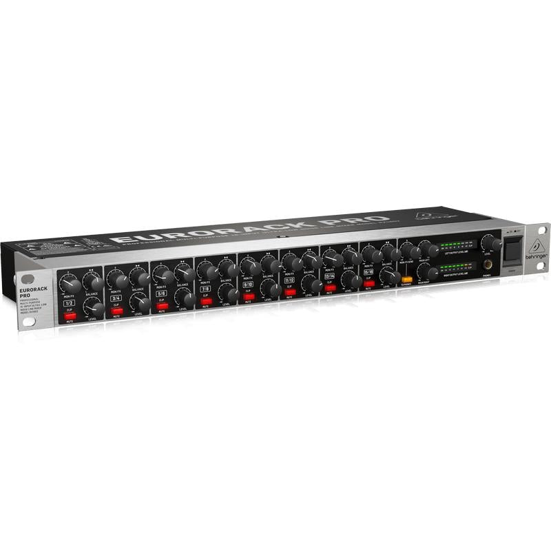 Behringer Eurorack Pro RX1602V2 Professional Multi-Purpose 16-Input Ultra-Low Noise Line Mixer-Cannon Sound And Light