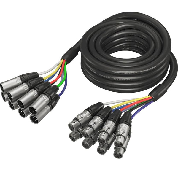 Behringer GMX500CM 5 Metre 8-Way XLR Multicore Cable-Cannon Sound And Light