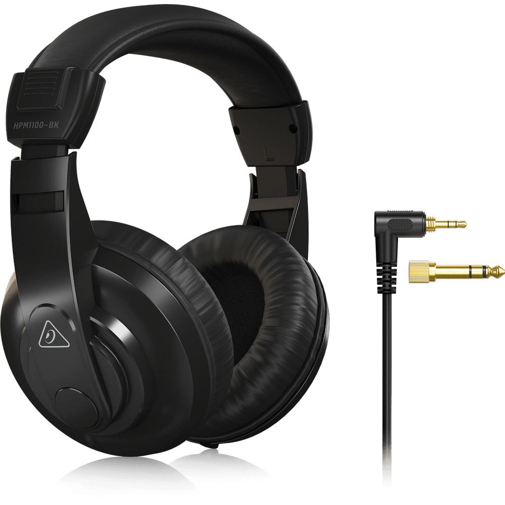 Behringer HPM1100-BK Studio Over-ear Headphones - Black-Cannon Sound And Light