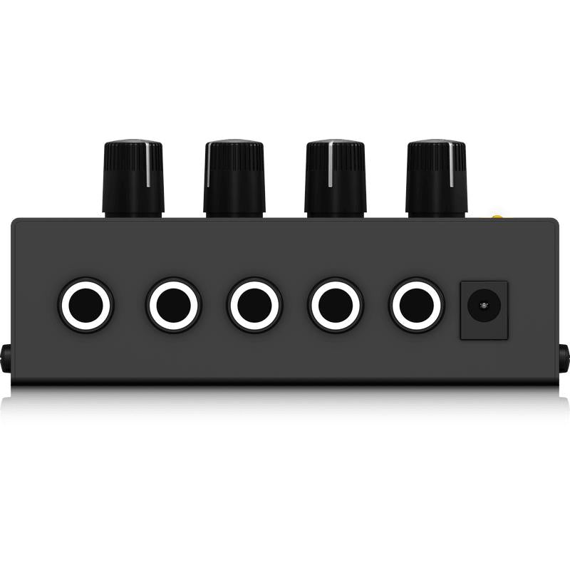 Behringer MICROAMP HA400 Ultra-Compact 4-Channel Stereo Headphone Amplifier-Cannon Sound And Light