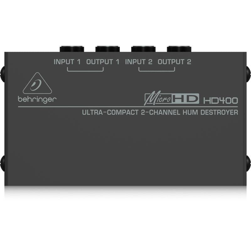 Behringer MICROHD HD400 Hum Destroyer-Cannon Sound And Light