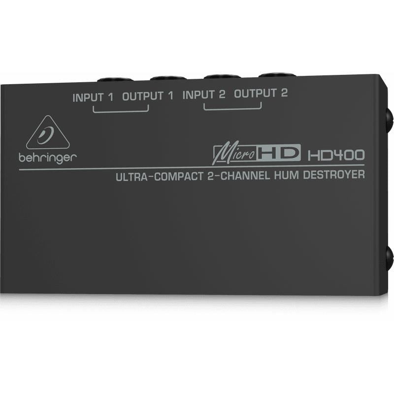 Behringer MICROHD HD400 Hum Destroyer-Cannon Sound And Light