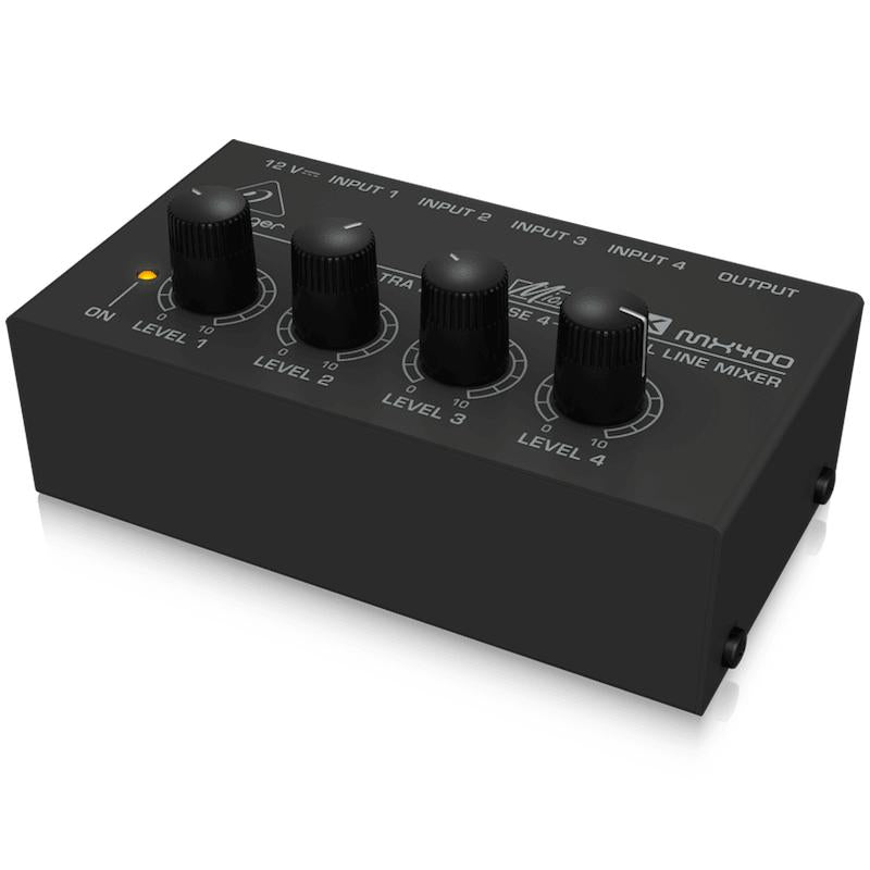 Behringer MICROMIX MX400 Ultra Low-Noise 4-Channel Line Mixer-Cannon Sound And Light
