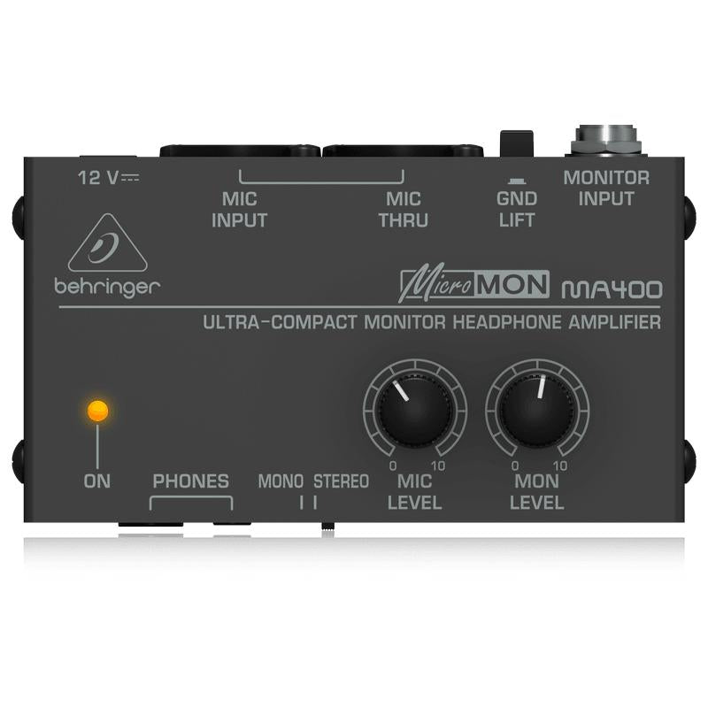 Behringer MICROMON MA400 Monitor Headphone Amplifier - or personal ''more me'' mixer-Cannon Sound And Light
