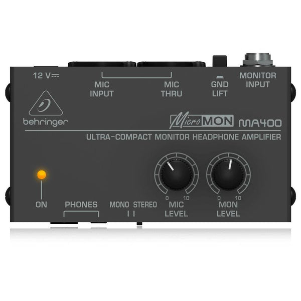 Behringer MICROMON MA400 Monitor Headphone Amplifier - or personal ''more me'' mixer-Cannon Sound And Light
