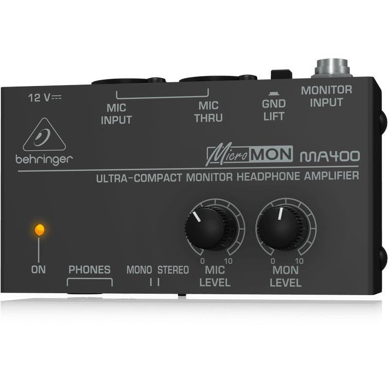 Behringer MICROMON MA400 Monitor Headphone Amplifier - or personal ''more me'' mixer-Cannon Sound And Light