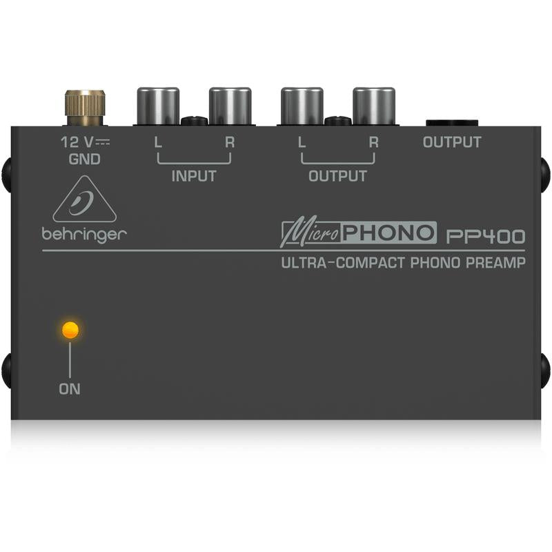 Behringer MICROPHONO PP400 Phono Preamp-Cannon Sound And Light