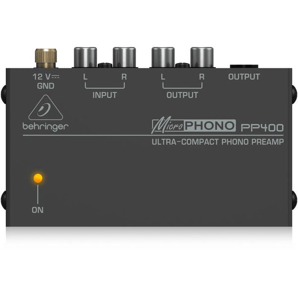 Behringer MICROPHONO PP400 Phono Preamp-Cannon Sound And Light