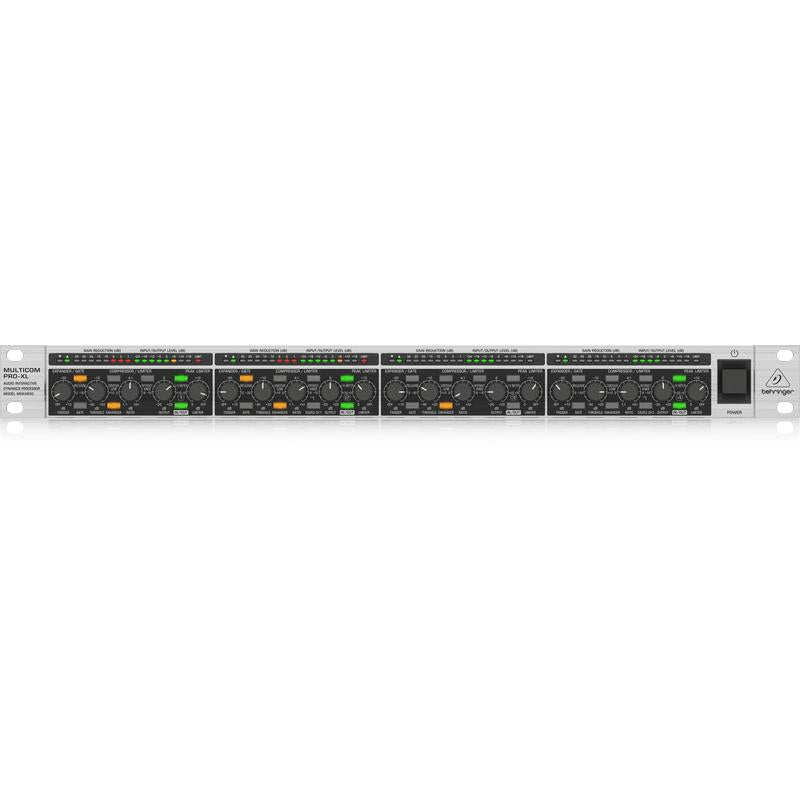 Behringer MULTICOM PRO-XL MDX4600 V2 4-Channel Expander/Gate/Compressor/Peak Limiter-Cannon Sound And Light