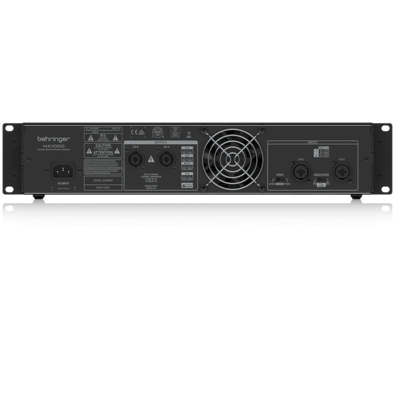 Behringer NX1000 Ultra-Lightweight 1000-Watt Class-D Power Amplifier with SmartSense-Cannon Sound And Light
