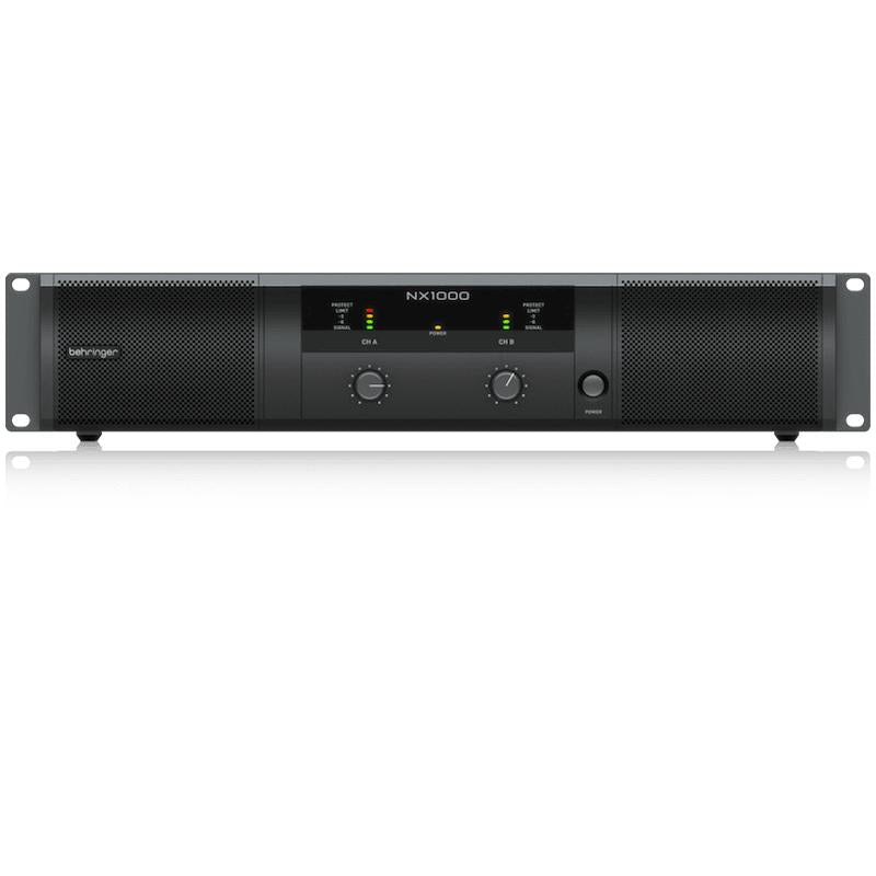 Behringer NX1000 Ultra-Lightweight 1000-Watt Class-D Power Amplifier with SmartSense-Cannon Sound And Light