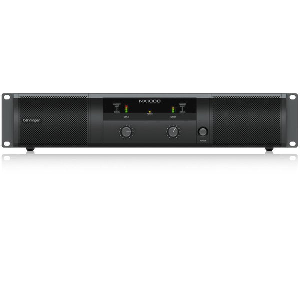 Behringer NX1000 Ultra-Lightweight 1000-Watt Class-D Power Amplifier with SmartSense-Cannon Sound And Light