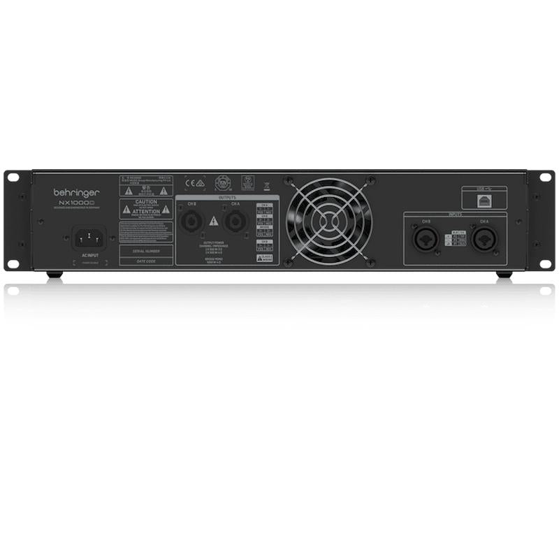 Behringer NX1000D Ultra-Lightweight 1000-Watt Class-D Power Amplifier with SmartSense-Cannon Sound And Light
