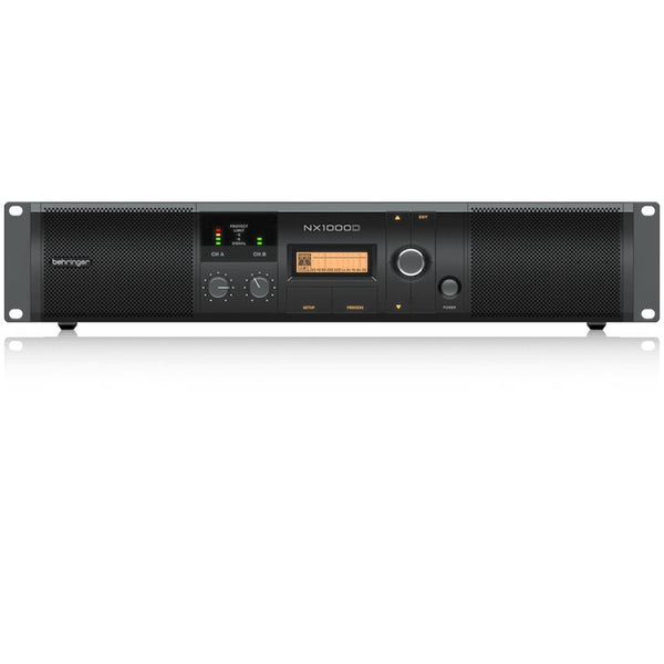 Behringer NX1000D Ultra-Lightweight 1000-Watt Class-D Power Amplifier with SmartSense-Cannon Sound And Light
