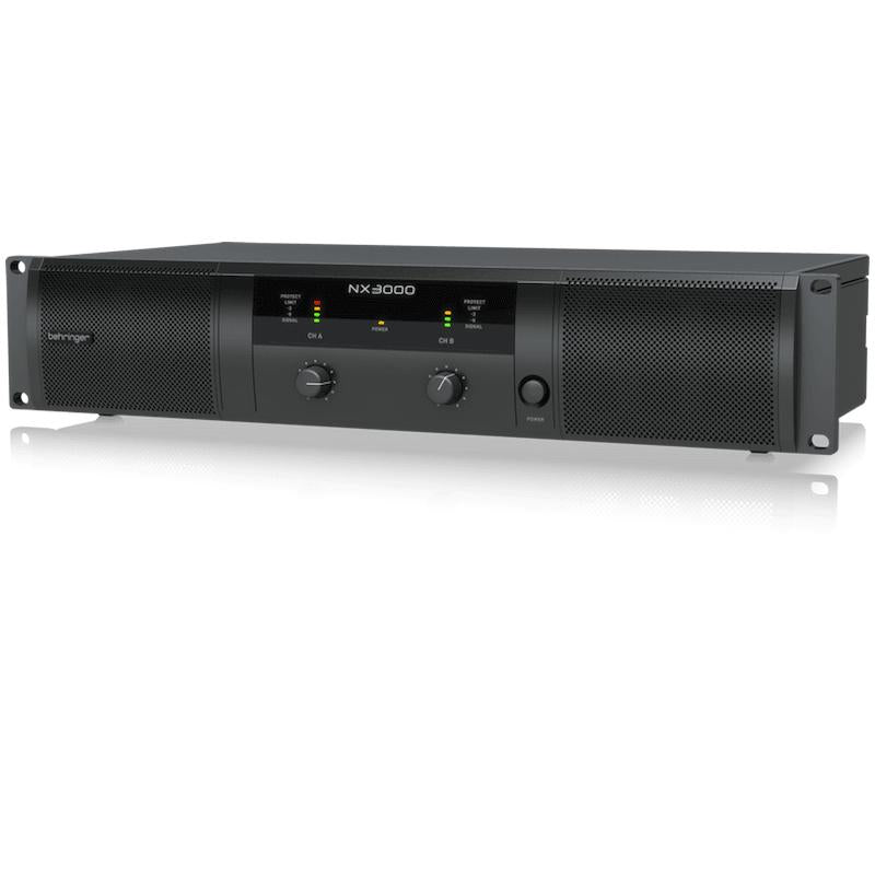 Behringer NX3000 Ultra-Lightweight 3000-Watt Class-D Power Amplifier with SmartSense-Cannon Sound And Light