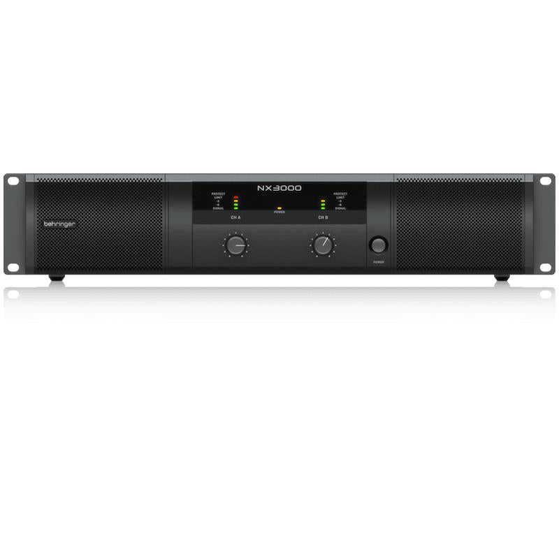 Behringer NX3000 Ultra-Lightweight 3000-Watt Class-D Power Amplifier with SmartSense-Cannon Sound And Light