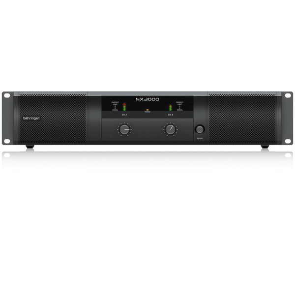 Behringer NX3000 Ultra-Lightweight 3000-Watt Class-D Power Amplifier with SmartSense-Cannon Sound And Light