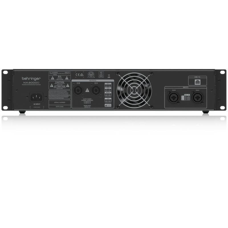Behringer NX3000D Ultra-Lightweight 3000-Watt Class-D Power Amplifier with SmartSense-Cannon Sound And Light