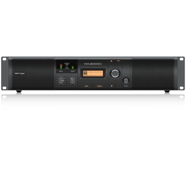 Behringer NX3000D Ultra-Lightweight 3000-Watt Class-D Power Amplifier with SmartSense-Cannon Sound And Light
