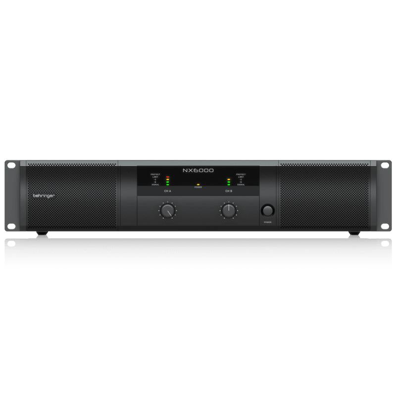 Behringer NX6000 Ultra-Lightweight 6000-Watt Class-D Power Amplifier with SmartSense-Cannon Sound And Light
