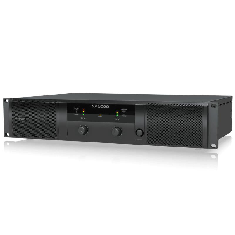 Behringer NX6000 Ultra-Lightweight 6000-Watt Class-D Power Amplifier with SmartSense-Cannon Sound And Light