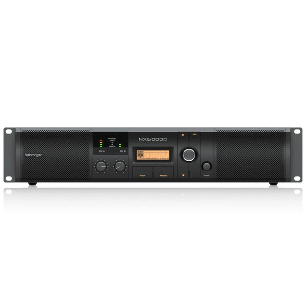 Behringer NX6000D Ultra-Lightweight 6000-Watt Class-D Power Amplifier with SmartSense-Cannon Sound And Light