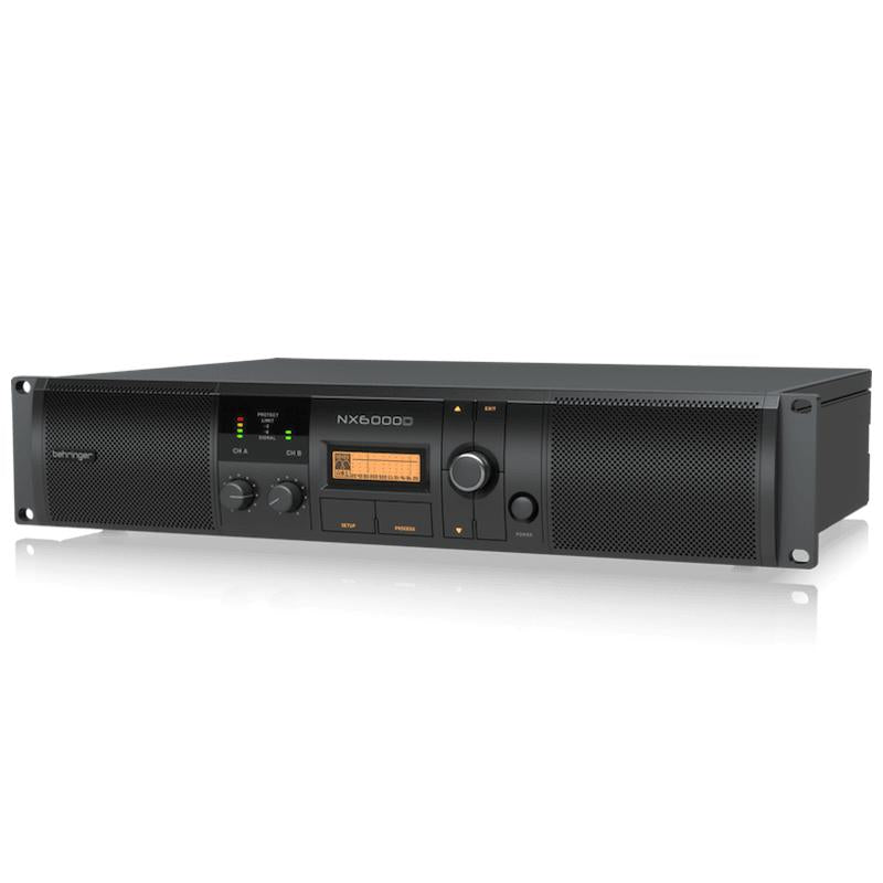 Behringer NX6000D Ultra-Lightweight 6000-Watt Class-D Power Amplifier with SmartSense-Cannon Sound And Light