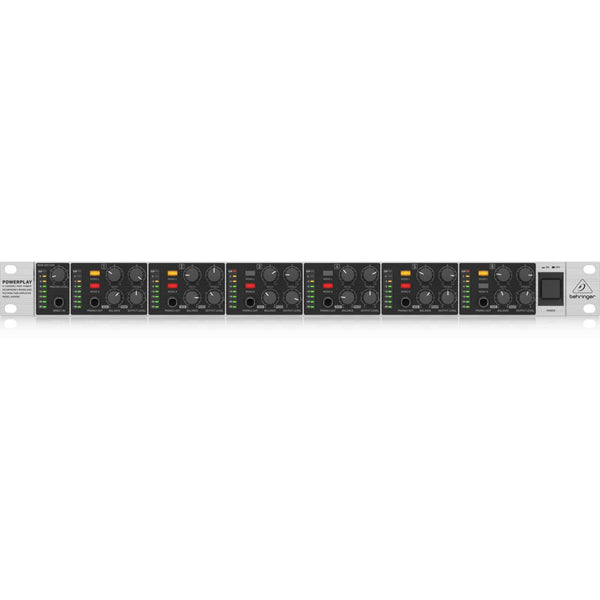 Behringer POWERPLAY HA6000 6-Channel High-Power Headphones Mixing and Distribution Amplifier-Cannon Sound And Light