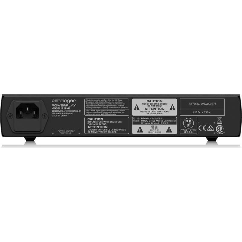 Behringer POWERPLAY P16-D 16-Channel Digital ULTRANET Distributor-Cannon Sound And Light