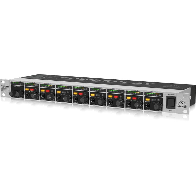 Behringer POWERPLAY PRO-8 HA8000 V2 8-Channel Headphone Amplifier-Cannon Sound And Light