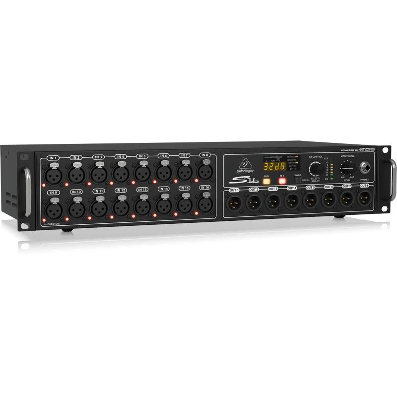 Behringer S16 Digital Snake with 16 Midas Mic Preamps-Cannon Sound And Light