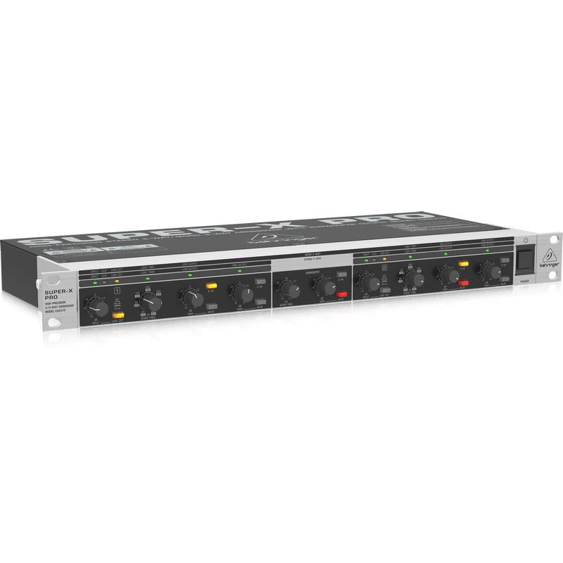 Behringer SUPER-X PRO CX2310 V2 Stereo 2-Way/Mono 3-Way Crossover with Subwoofer Output-Cannon Sound And Light