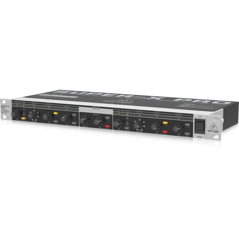 Behringer SUPER-X PRO CX2310 V2 Stereo 2-Way/Mono 3-Way Crossover with Subwoofer Output-Cannon Sound And Light