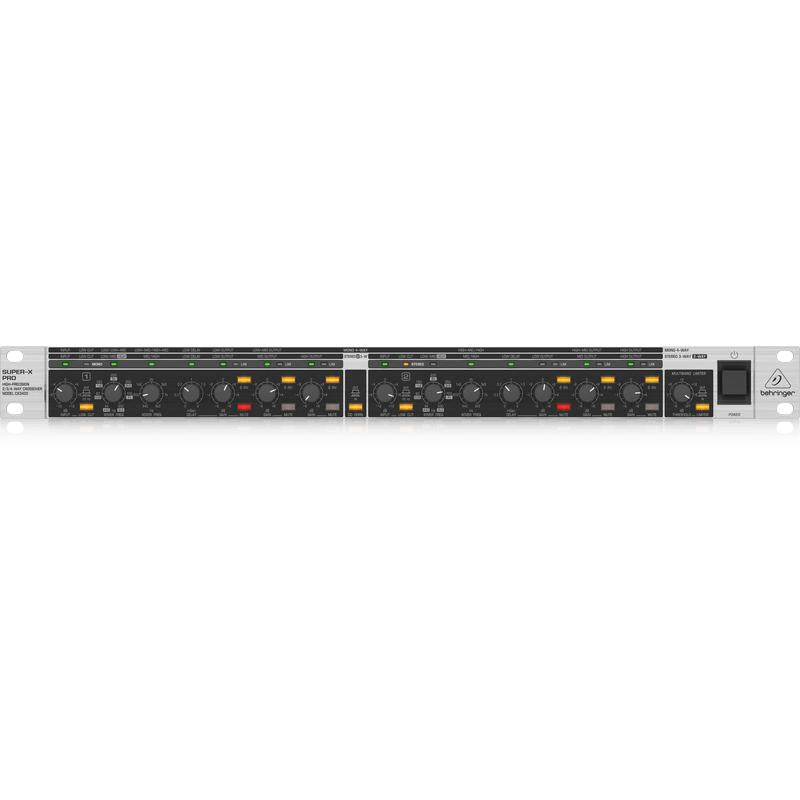 Behringer SUPER-X PRO CX3400 V2 Stereo 2-Way/3-Way/Mono 4-Way Crossover-Cannon Sound And Light