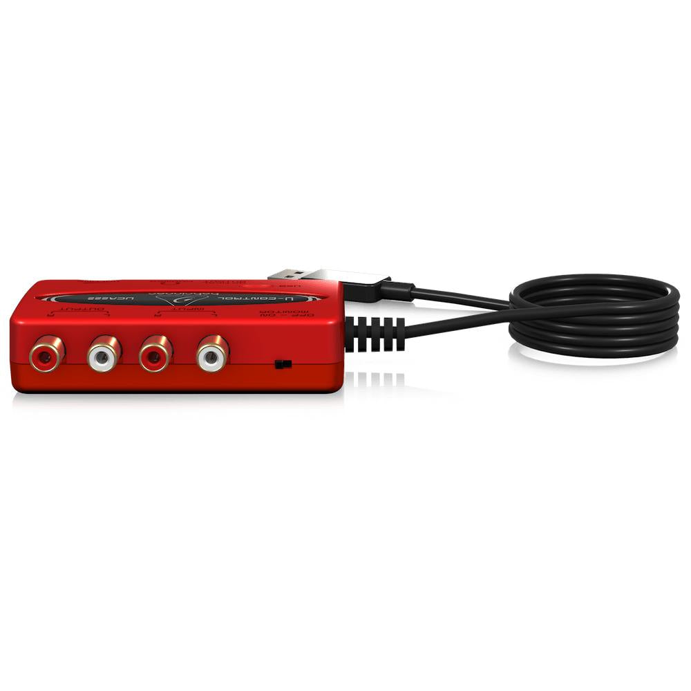 Behringer U-CONTROL UCA222 2 In/2 Out USB Audio Interface with Digital Output-Cannon Sound And Light