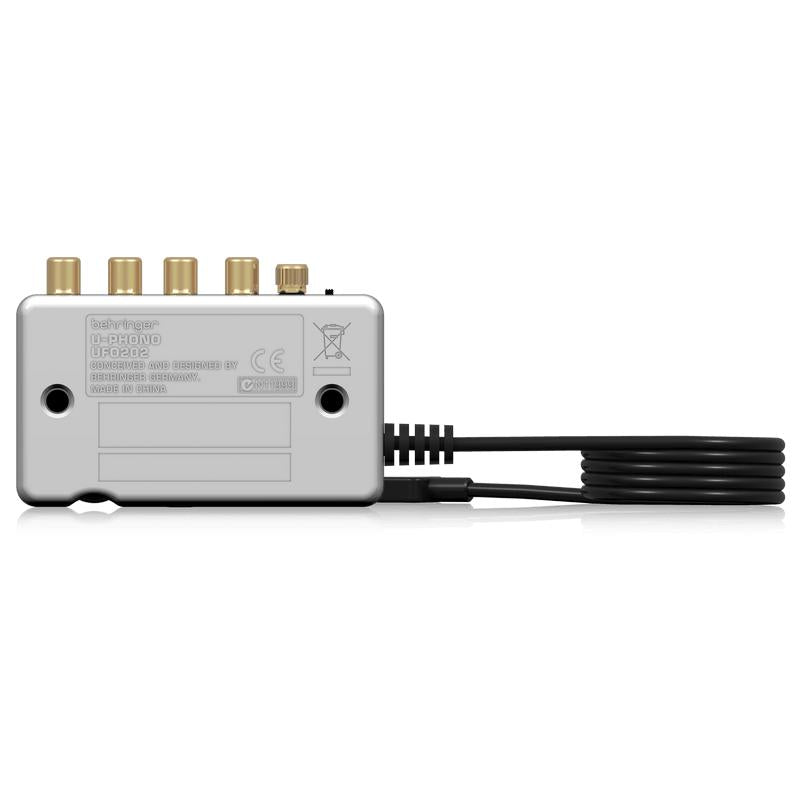 Behringer U-PHONO UFO202 USB/Audio Interface with Built-in Phono Preamp-Cannon Sound And Light