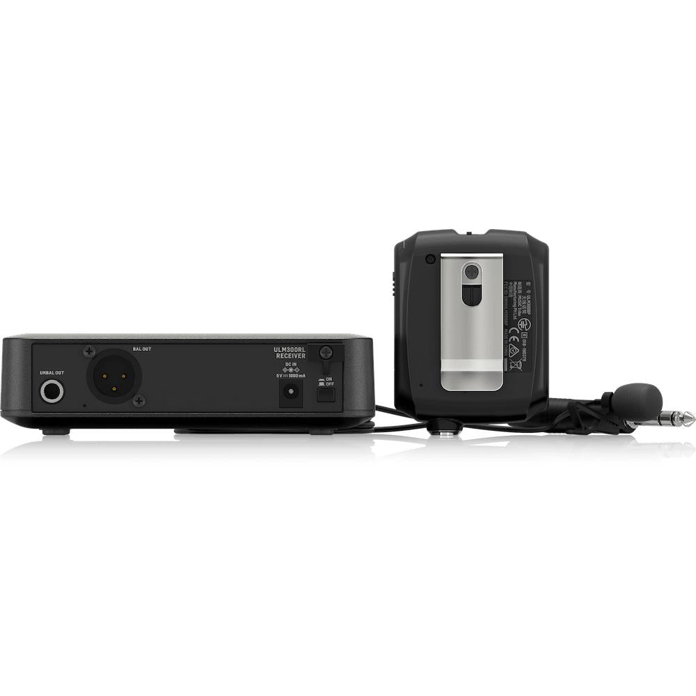 Behringer ULM300LAV 2.4 GHz Digital Wireless Lavalier Microphone System-Cannon Sound And Light