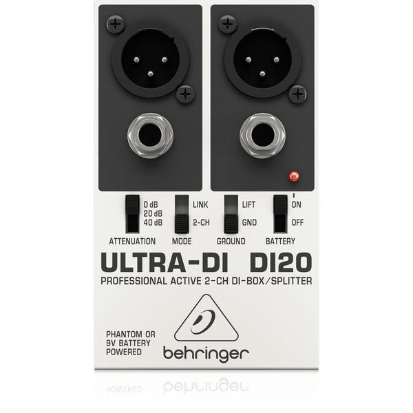 Behringer ULTRA-DI DI20 2-Channel Active DI Box-Cannon Sound And Light